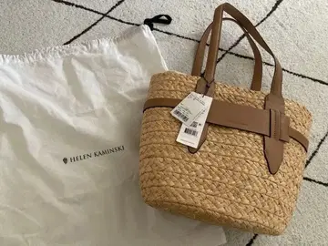 새상품 헬렌 카민스키 라피아 토트백 LIPARI M TOTE