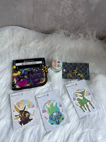 포켓몬 굿즈 세트 핸드 타월 스티커 참 마스킹 테이프