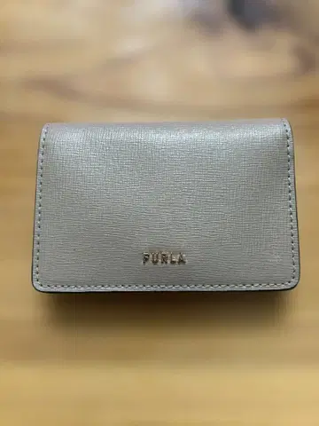FURLA 그레이지 가죽 명함지갑