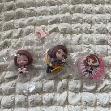 히로아카 우라라카 오챠코 미니 피규어, 키링 세트