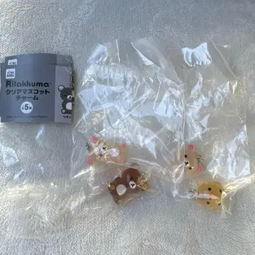 리락쿠마 메지루시 4개 세미 컴플리트 클리어 마스코트 참