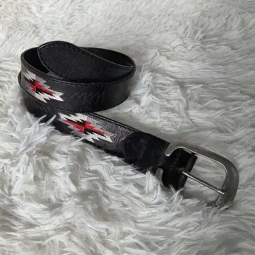 천연 가죽 자수 블랙 가죽 벨트 웨스턴 고급 가죽