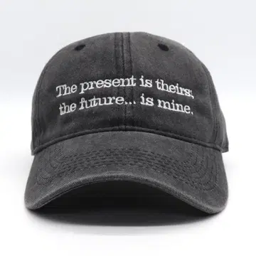 새상품 오리지널 자수 베이스볼 캡 명언 니콜라 테슬라 블랙