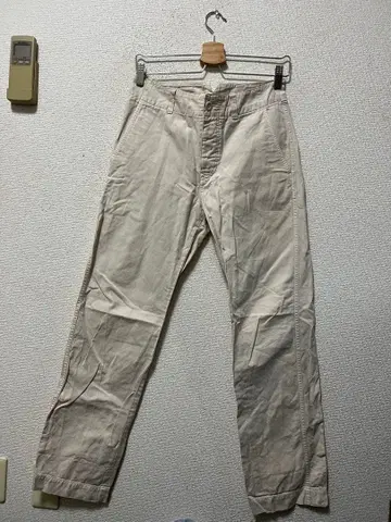 마가렛호웰 런던 린넨 혼방 베이커 팬츠/S 베이지 신치 벨트