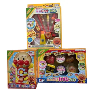 호빵맨 완구 3종 세트