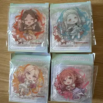 학원 아이돌 마스터 캐릭터 아크릴 스탠드 4종 세트 애니메이트 특전