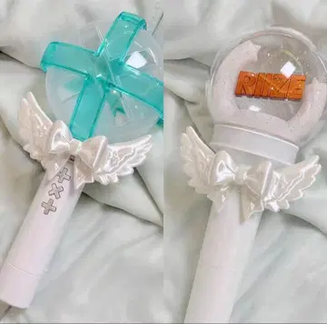 응원봉 액세서리 깃털 리본