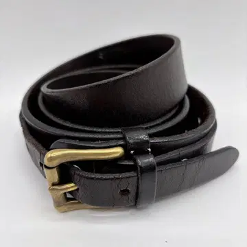 [레어] 필슨 34 브라이들 가죽 벨트 다크 브라운 USA제 놋쇠