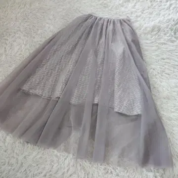 에밀리아 위드 롱 스커트 트위드 시어 S 플레어