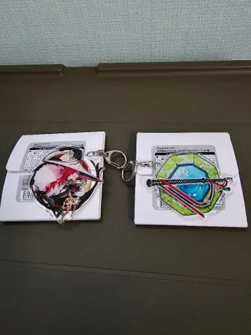 FGO 명령어 코드 아크릴 키링 2개 세트