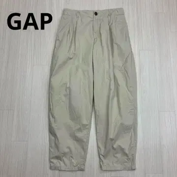 GAP 갭 투 턱 하이웨스트 와이드 치노 팬츠 48