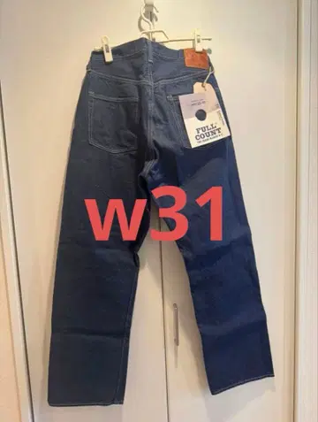 FULLCOUNT 풀카운트 0105NAW W31 본 네이비 나염 청바지