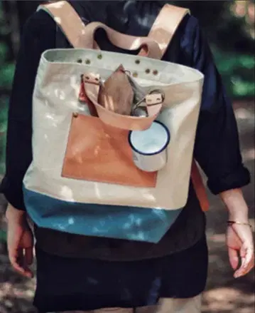 THE SUPERIORLABOR 슈페리어레이버 캔버스 백팩