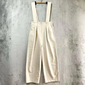 살로펫 팬츠 / M / 서스펜더 탈부착 가능 허리밴딩 하이웨스트