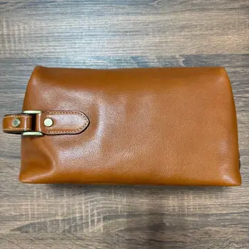 브라운 클러치백 소가죽 츠치야 가방