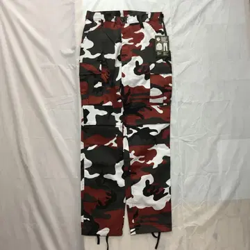 미사용 새상품 ROTHCO 로스코 카고 팬츠 사이즈 S RED CAMO