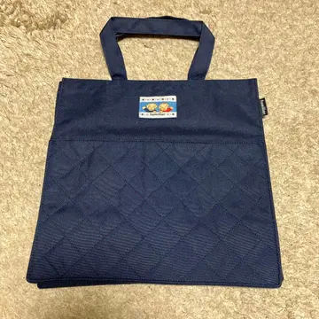familliar 파밀리아 토트백 네이비 퀼팅 포켓