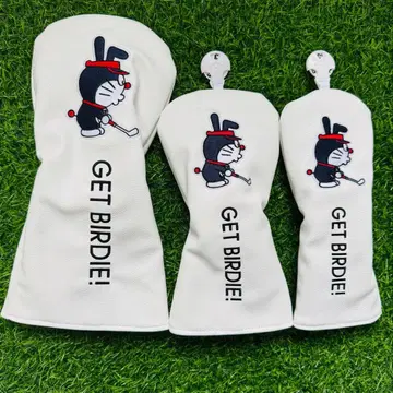 새상품 3세트 도라에몽 골프클럽 헤드커버 1+FW+UT 화이트