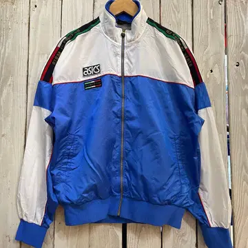 90s asics 트리콜로르 저지 윈드브레이커 일본제