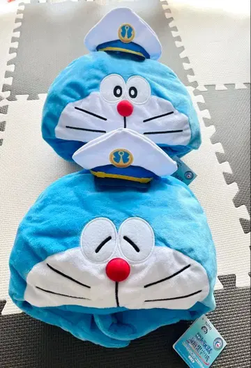 영화 도라에몽 진구(노비타)의 해저귀암성 봉제 인형 모자 2개