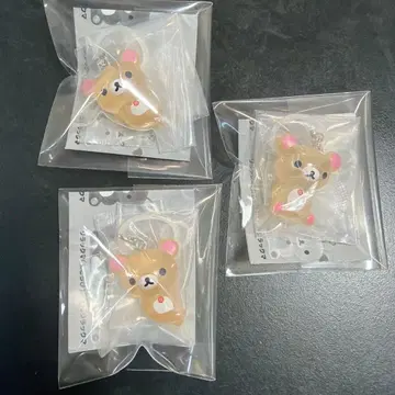 리락쿠마 클리어 마스코트 참 메지루시 액세서리 코리락쿠마