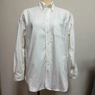 Americana 긴팔 화이트 셔츠 버튼 다운