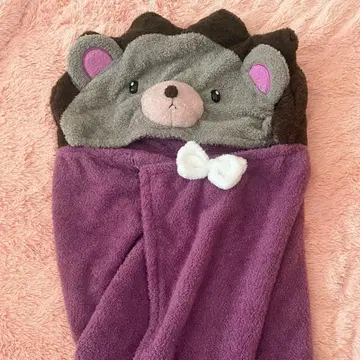 계속 한밤중이면 좋을 텐데 UNIGURI 후드 부착 담요 공식 굿즈 완판