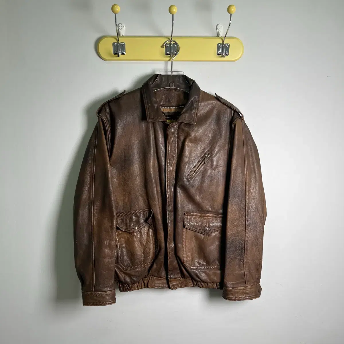 90s Vintage A2 Jacket Leather Jacket G1 Jacket Flight Jacket