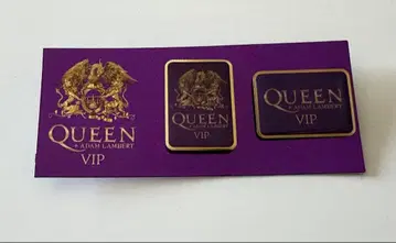 QUEEN 투어 핀 배지