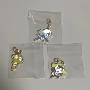 개구리 중사 케로로 아크릴 키링 3개 세트