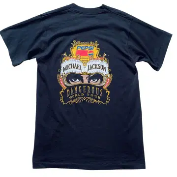 마이클 잭슨 데인저러스 투어 SCREEN STARS 바디 T셔츠