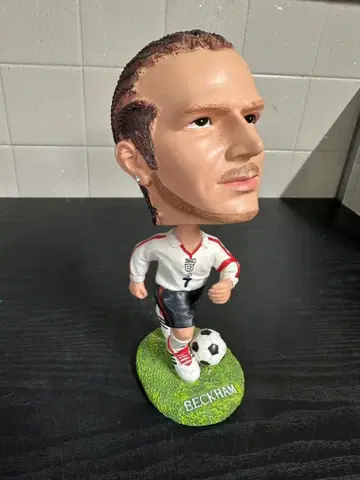 레어 새상품 베컴 목각 인형 보블헤드 잉글랜드 대표 등번호 7