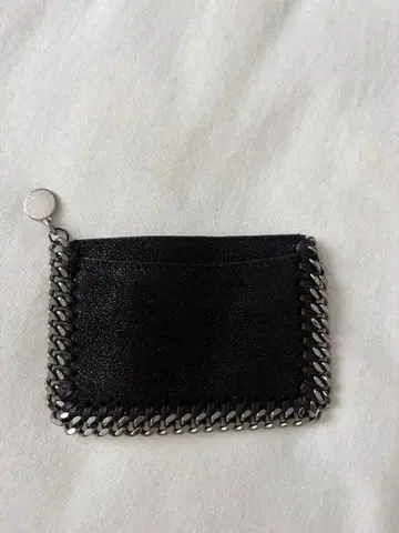 새상품급 STELLA MACCARTNEY 파라벨라 카드 홀더 블랙