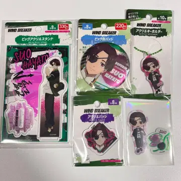 미개봉 새상품 WIND BREAKE 다이소 스오 하야토 5종 세트