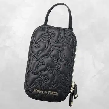 메종 드 플뢰르 리본 퀼팅 스마트폰 미니백