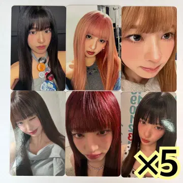 IVE REVIVE+ 타워 레코드 혜택 트레이딩 카드 6종 컴프 x 5