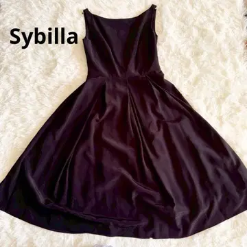 시빌라 Sybilla 블랙 슬리브리스 원피스 L 사이즈