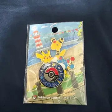 포켓몬 센터 도쿄만 치바 피카츄 덴류 마릴 핀 배지