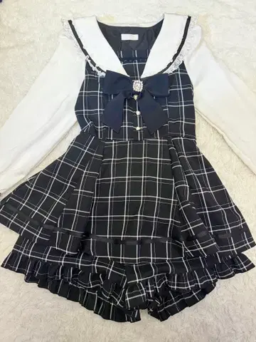 리즈리사 긴팔 세일러 카라 셋업