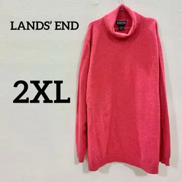 [ LANDS' END ] 터틀넥 니트 스웨터 캐시미어