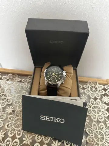 SEIKO 크로노그래프 시계 정가 39,600엔