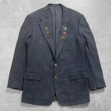 dunhill Made in Italy 테일러드 자켓 체크 M