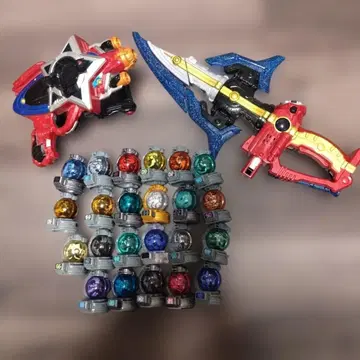 큐렌쟈 슈퍼전대 히어로 변신 아이템 세트 고쥬우쟈