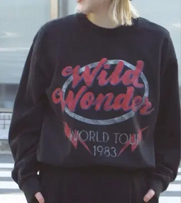 SCREEN STARS 스크린스타즈 롱 슬리브 T셔츠 블랙