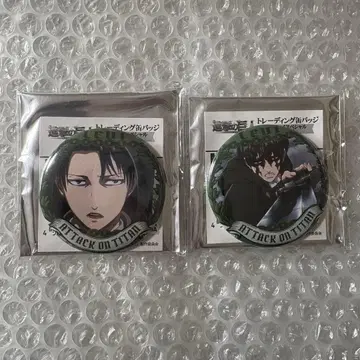 진격의 거인 아쿠아 마린 캔뱃지 리바이