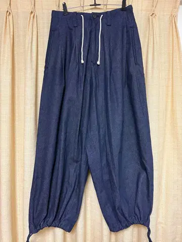24AW 엠포리오 아르마니 벌룬 팬츠 데님 인디고 사이즈 44