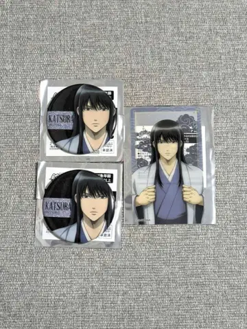 은혼 월드 캔뱃지 클리어 시트 묶음 판매 카츠라 코타로