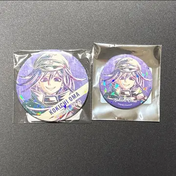 뉴 단간론파 V3 오마 홀로그램 캔뱃지