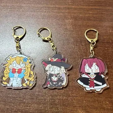 니지산지 니지소사쿠 츠나노사시미 아크릴 키링 3개 세트