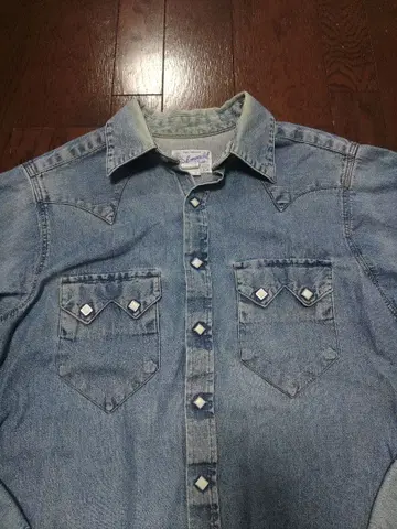 rockmount 데님 셔츠 탕가리 셔츠 15 USA제 90S 구제 의류